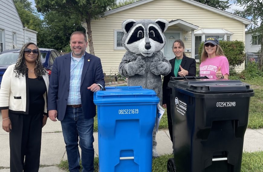 Madison Heights recognized as among Michigan’s ‘community recycling champions’ for historic rollout of free curbside recycling and trash carts to more than 10,300 households